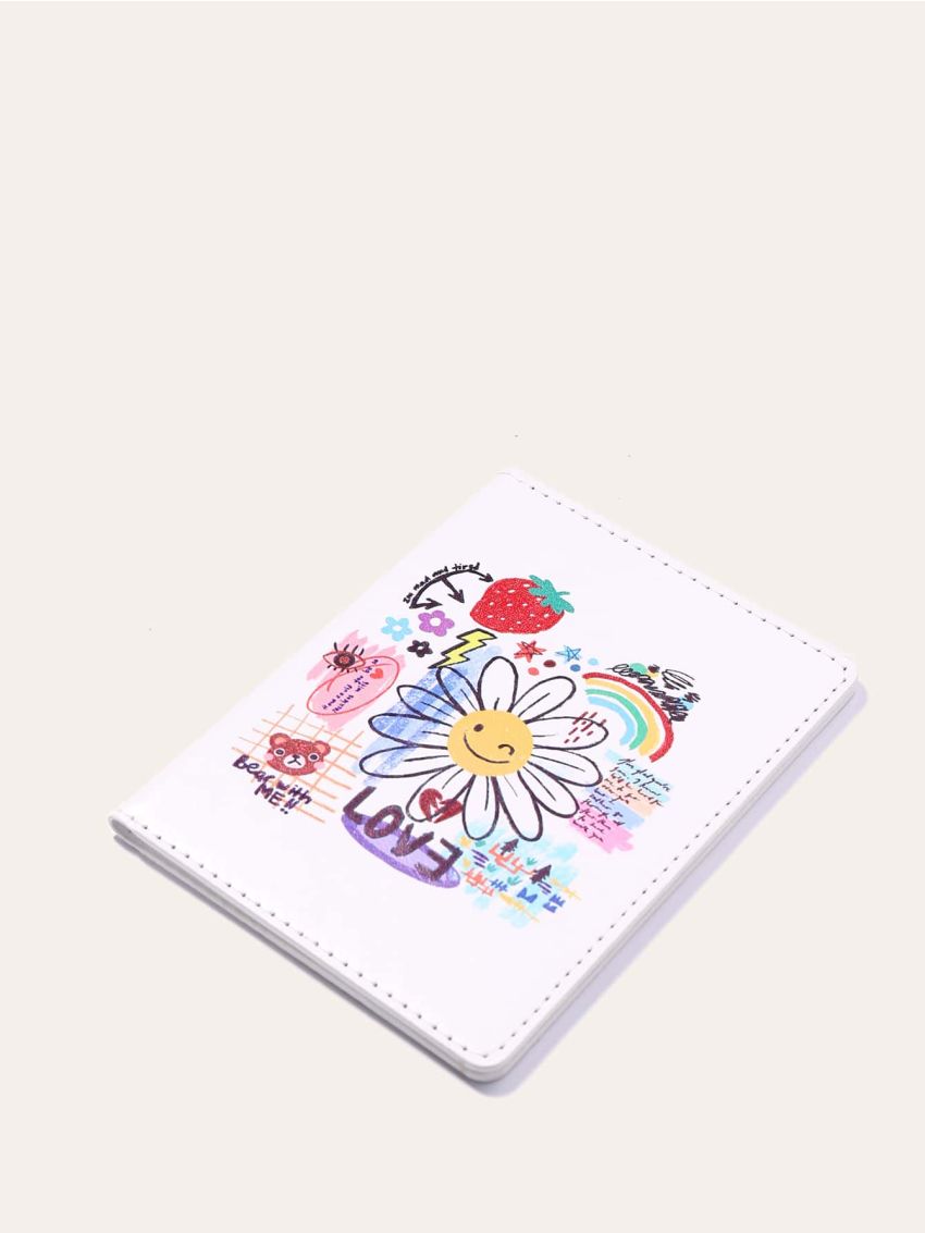 X Jane Dang Graffiti Graphic Passport Case