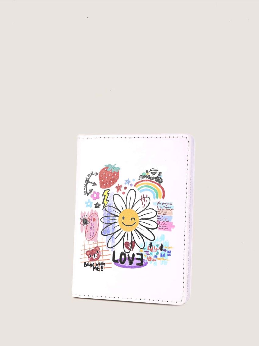 X Jane Dang Graffiti Graphic Passport Case