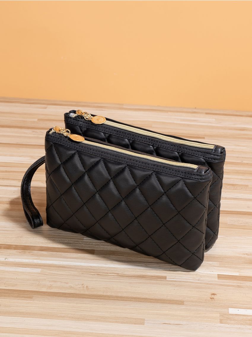 Minimalist Quilted Square Bag