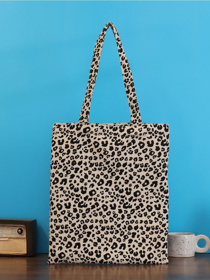 Leopard Graphic Shopper Bag