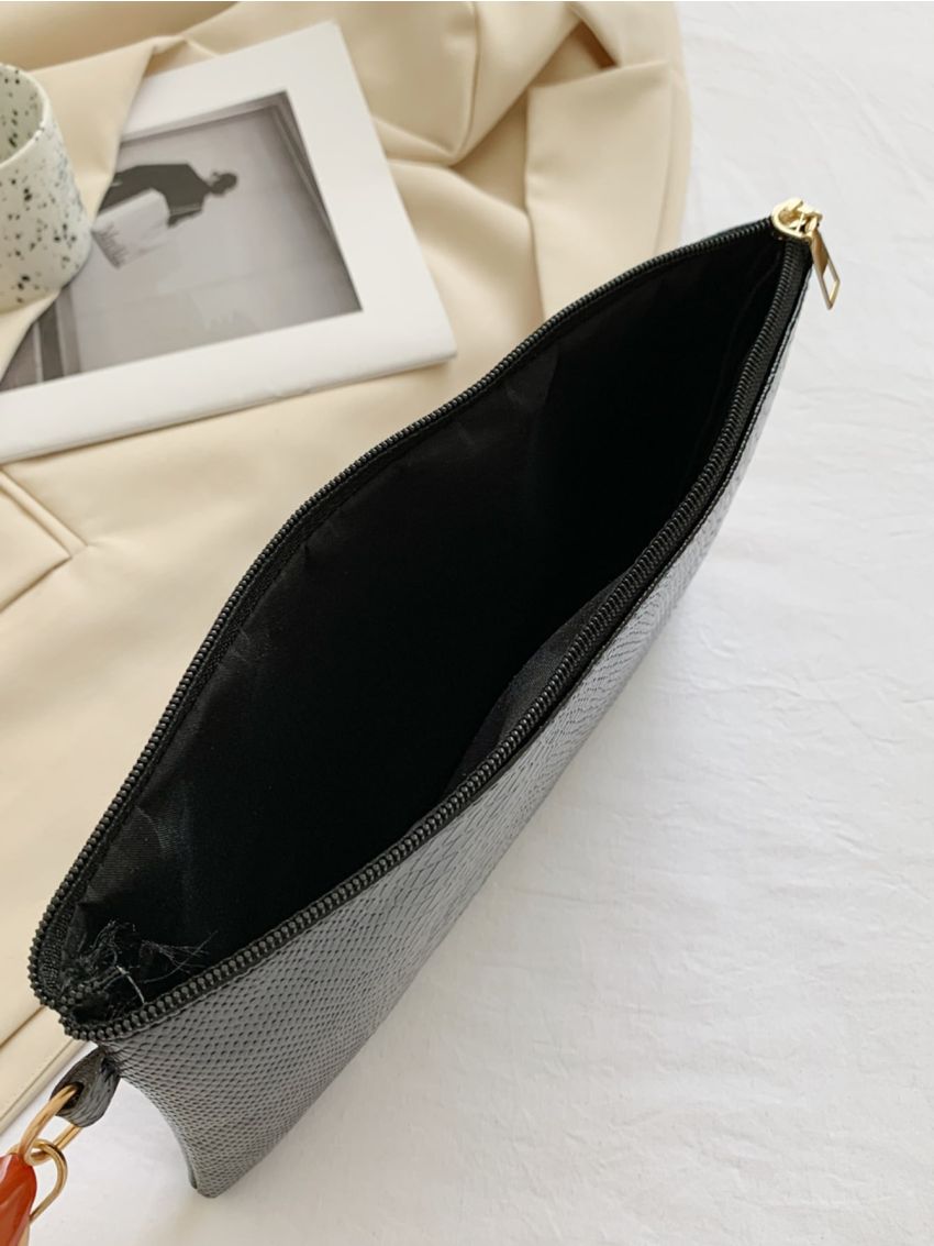 Snakeskin Pattern Clutch Bag