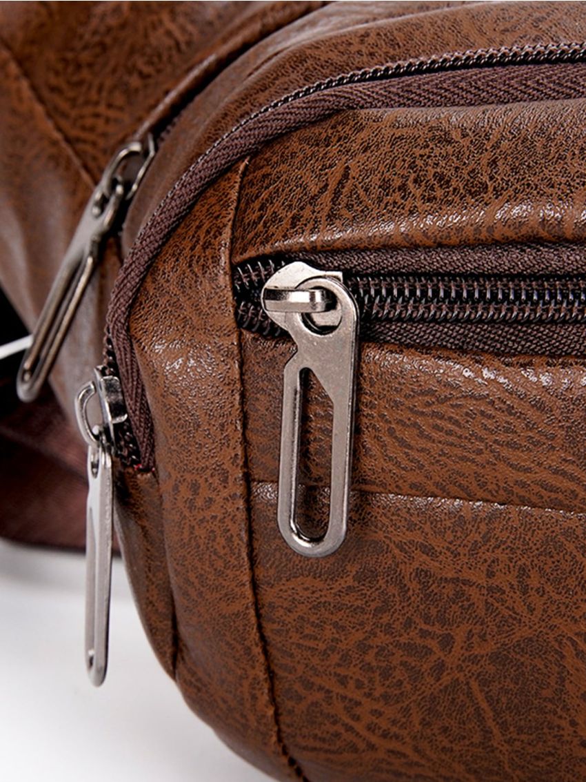 Letter Graphic Waist Bag