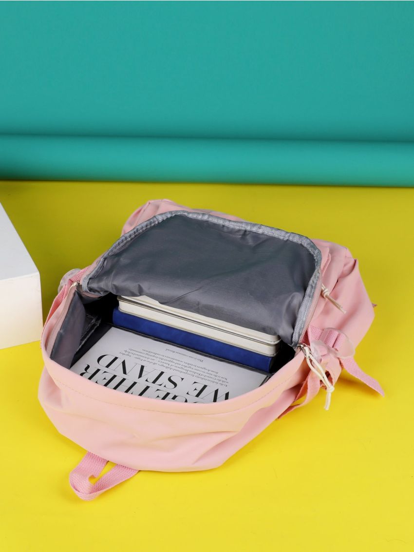 Letter Patch Large Capacity School Bag