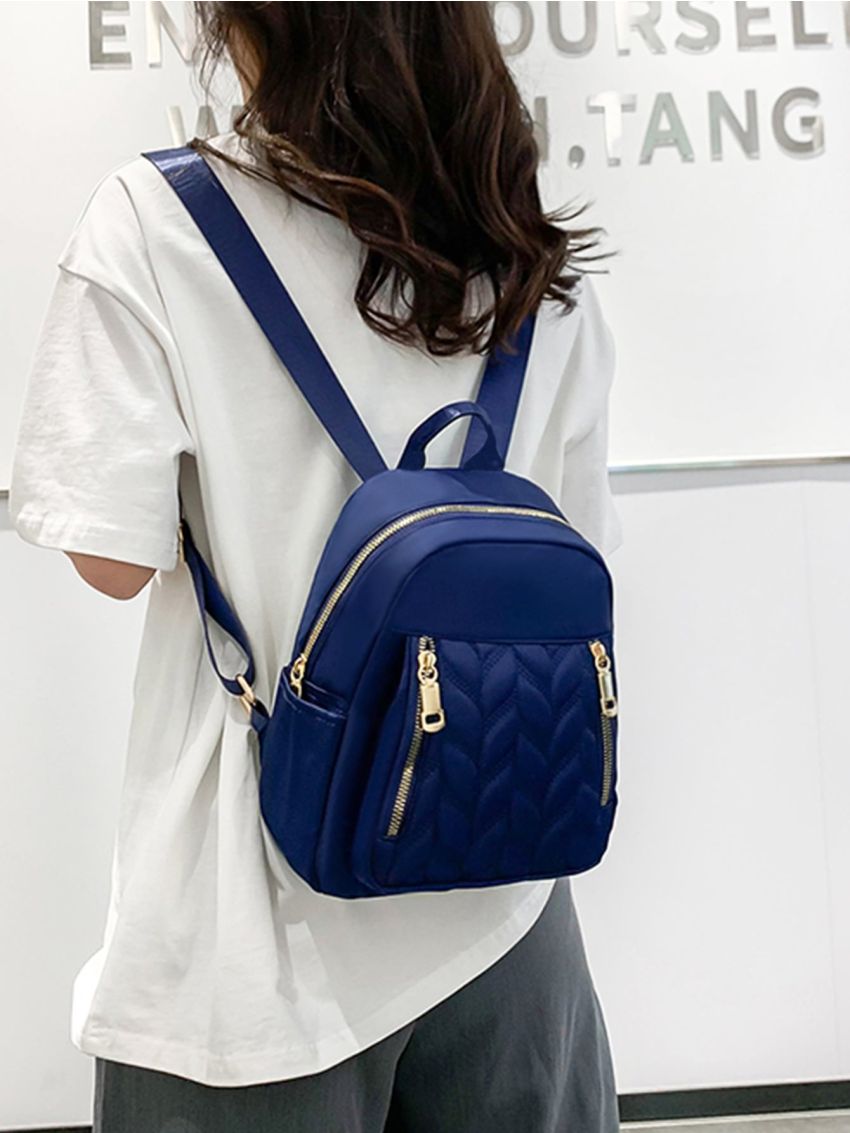 Minimalist Curved Top Functional Backpack
