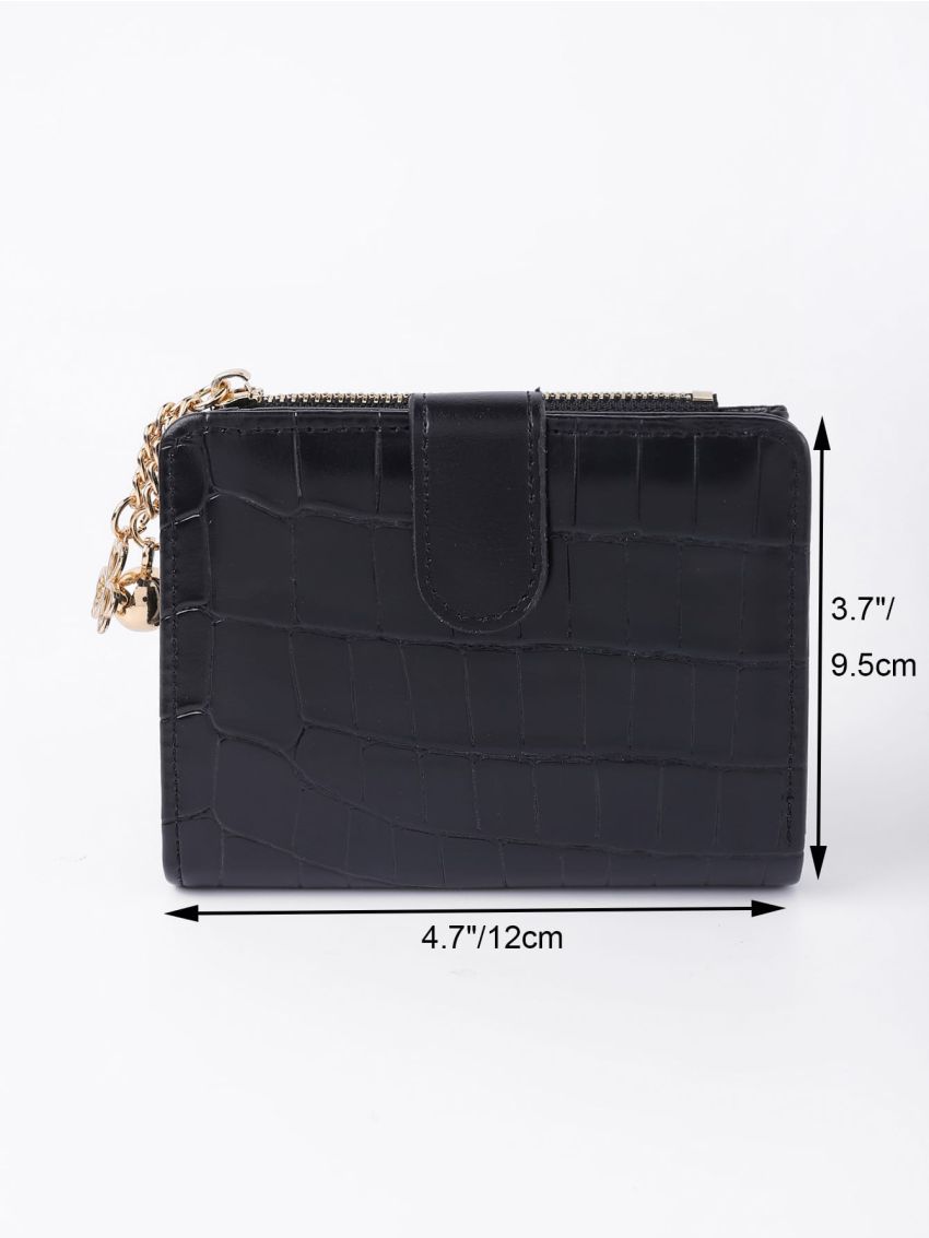Crocodile Embossed Small Wallet