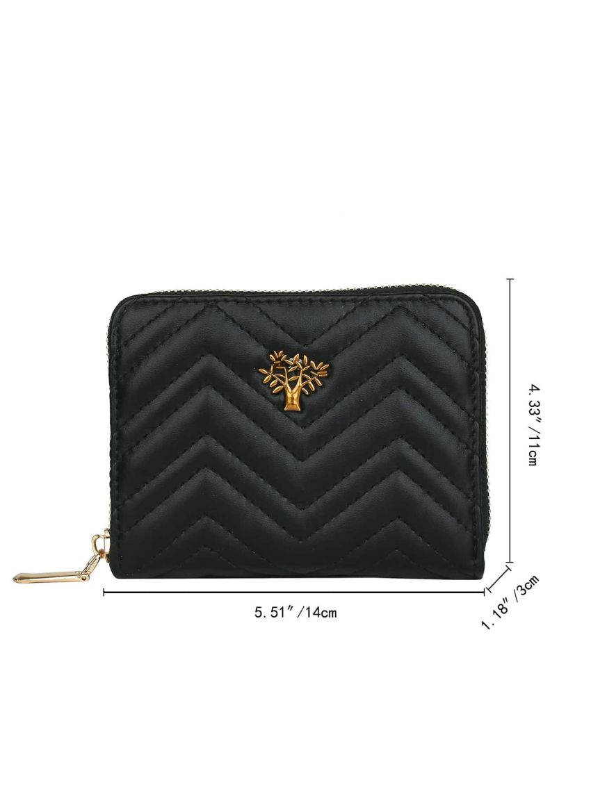 Chevron Tree Decor Card Holder Multi-Card Card Organizer for Storage Credit Cards