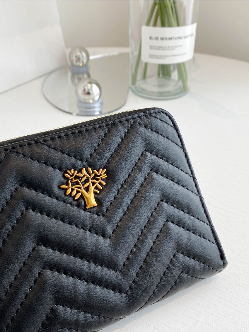 Chevron Tree Decor Card Holder Multi-Card Card Organizer for Storage Credit Cards