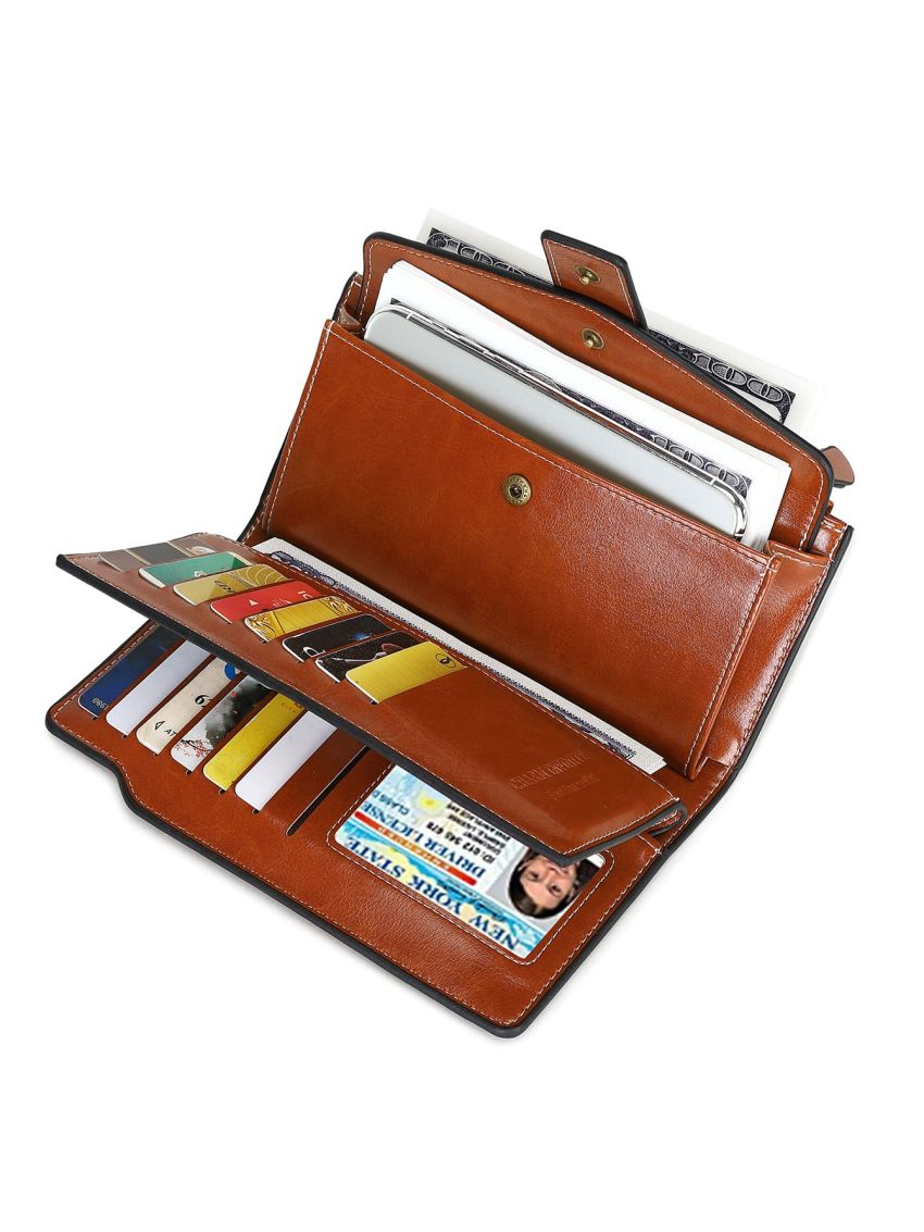 Vintage Design Long Wallet