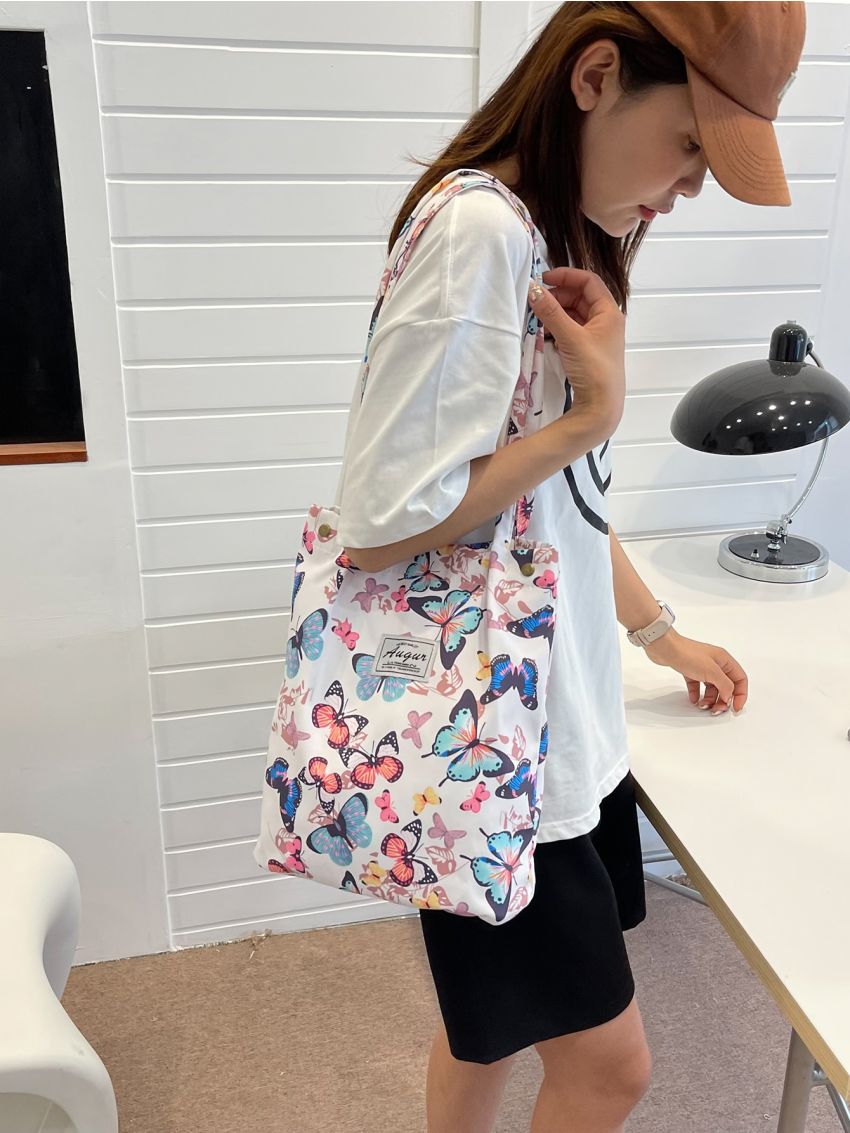 Butterfly Graphic Tote Bag