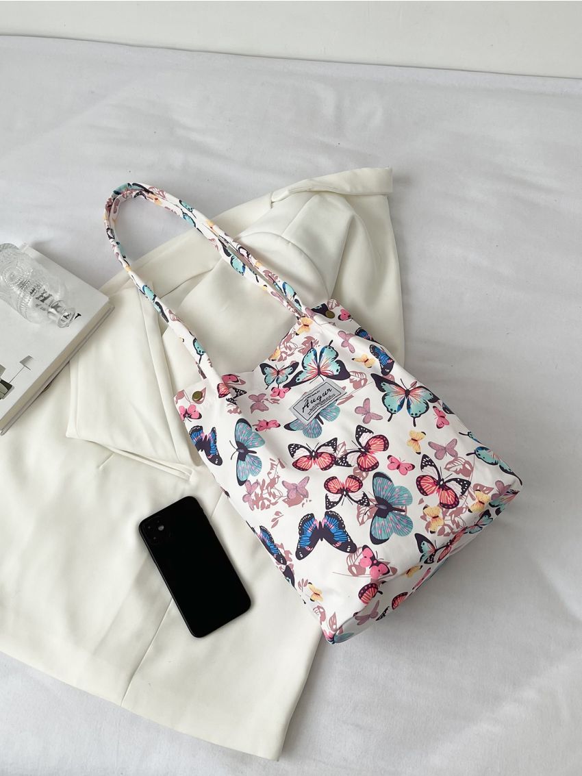 Butterfly Graphic Tote Bag