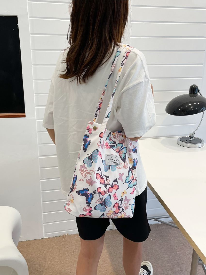 Butterfly Graphic Tote Bag