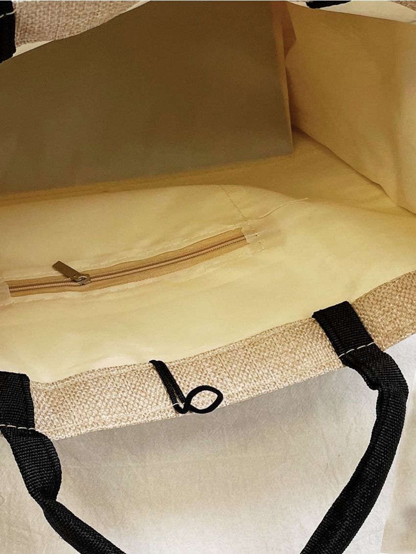 Elephant Graphic Top Handle Bag