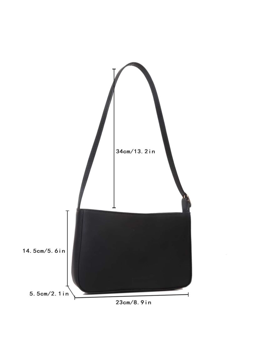 Letter Embossed Square Bag