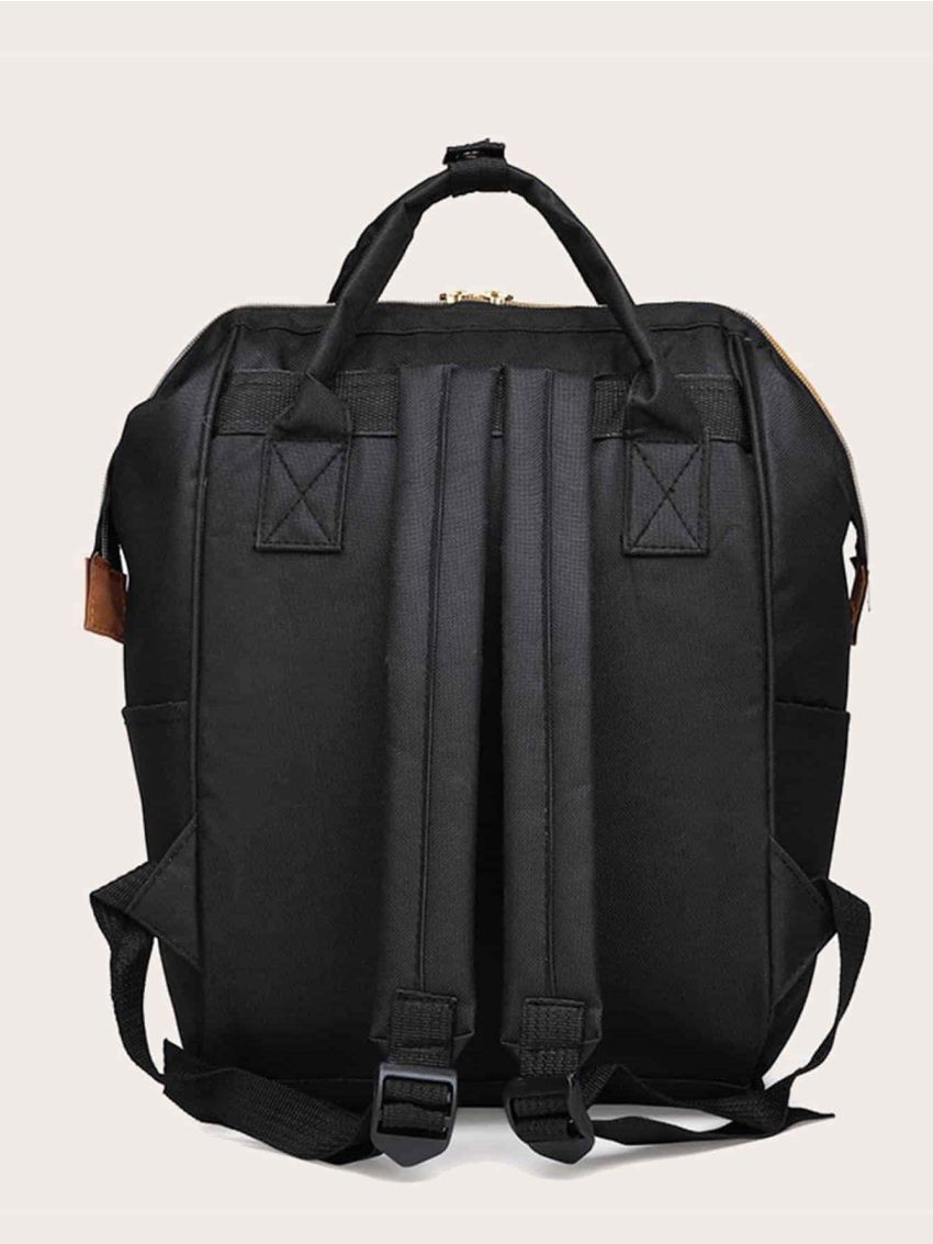 Slogan Patch Detail Backpack