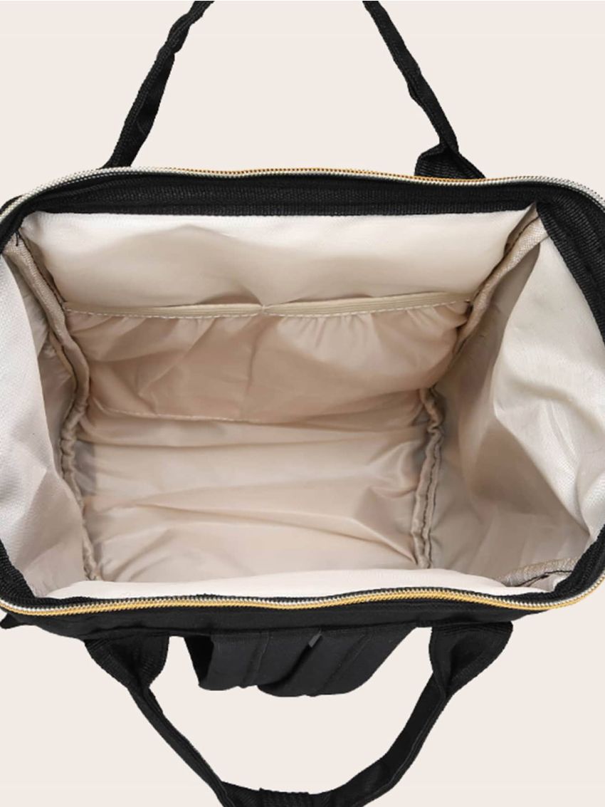 Slogan Patch Detail Backpack