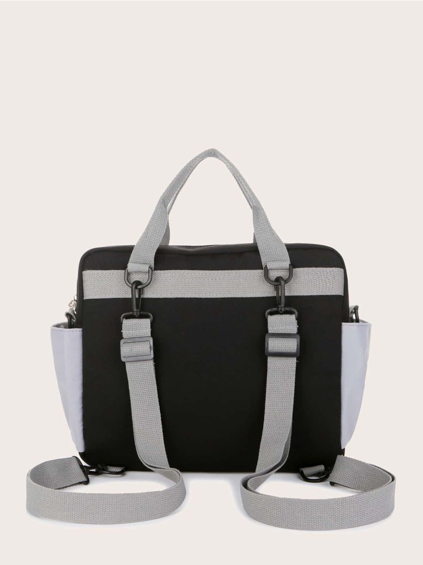 Buckle & Knot Decor Functional Backpack