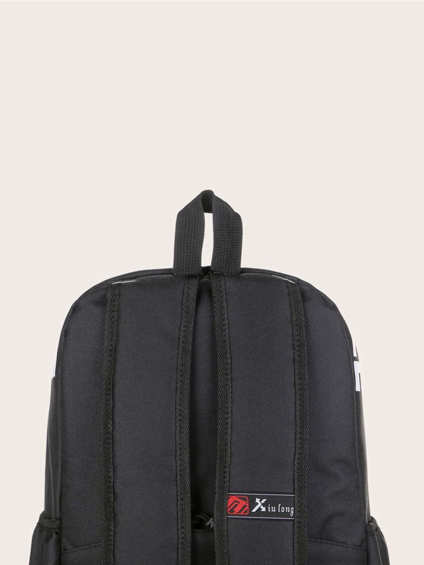 Letter Graphic Large Capacity School Bag