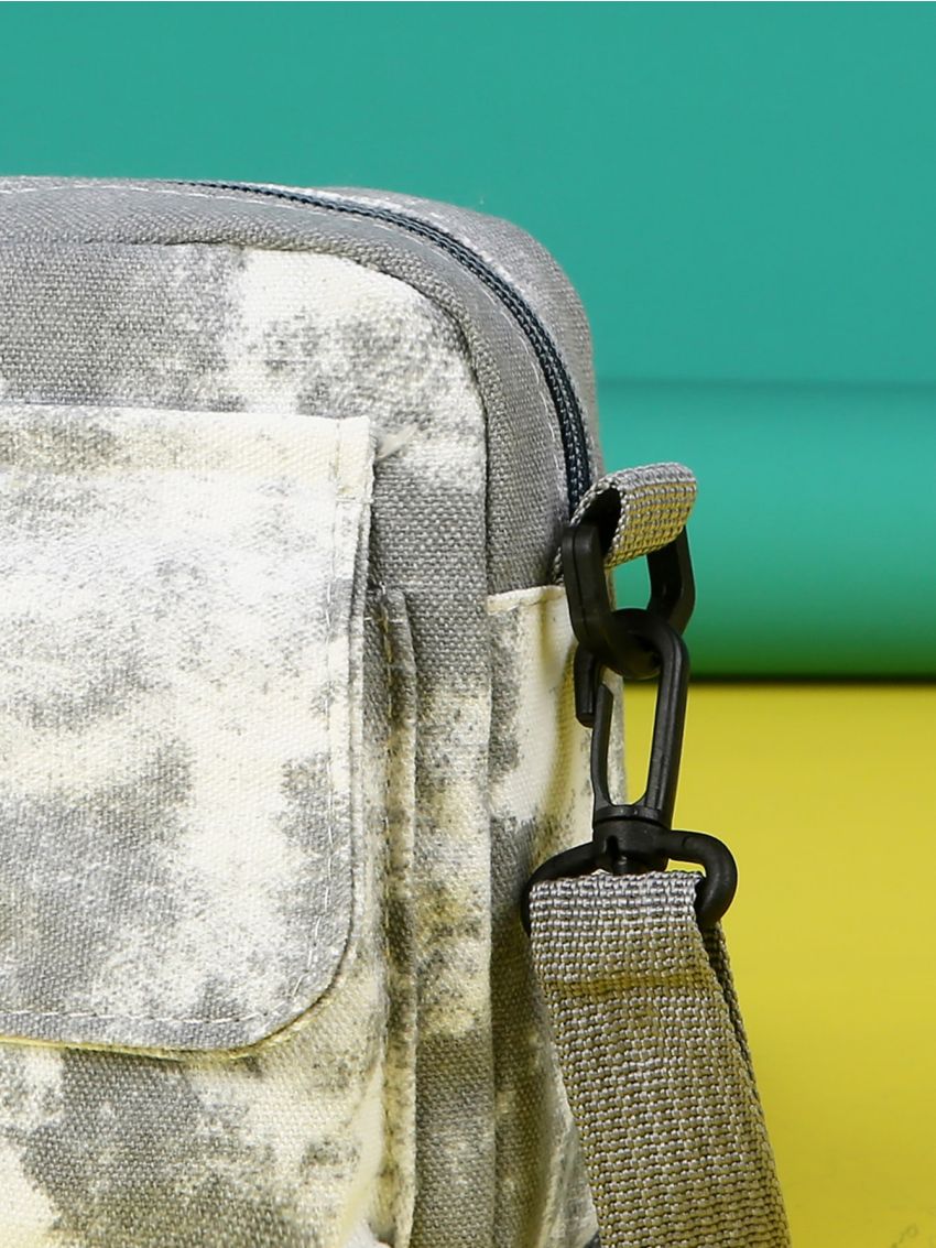 Mini Tie Dye Flap Square Bag