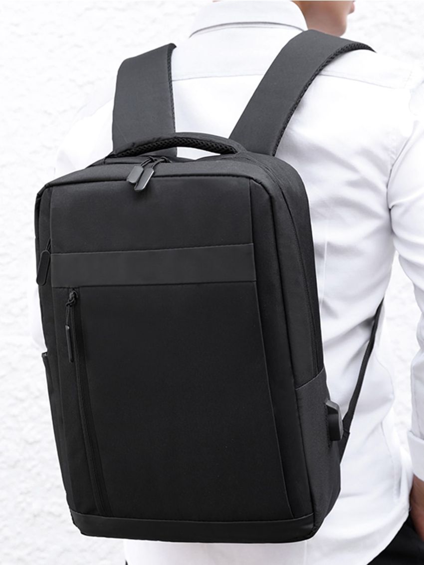 Medium Laptop Backpack Solid Color Design Computer Bags For Business