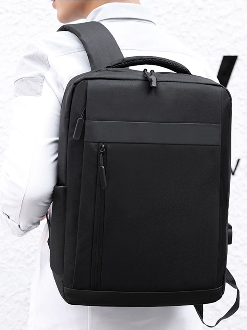 Medium Laptop Backpack Solid Color Design Computer Bags For Business
