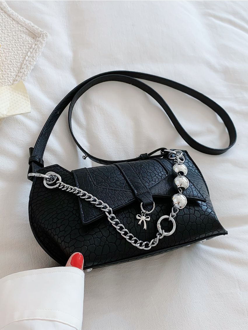 Crocodile Embossed Novelty Bag