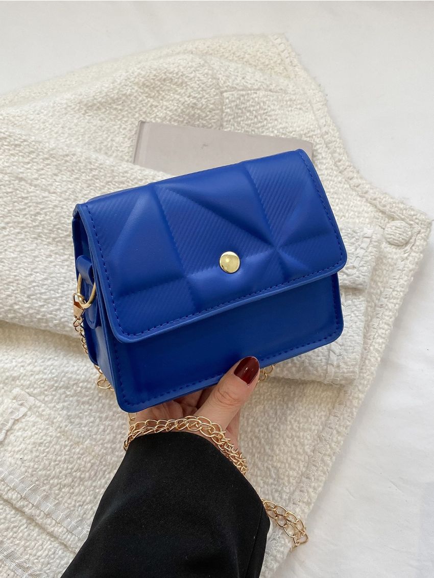 Mini Quilted Flap Square Bag