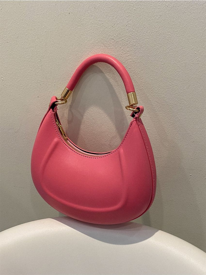 Chain Decor Hobo Bag