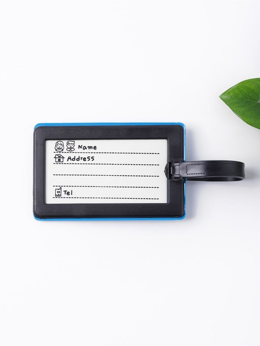 Letter Graphic Luggage Tag