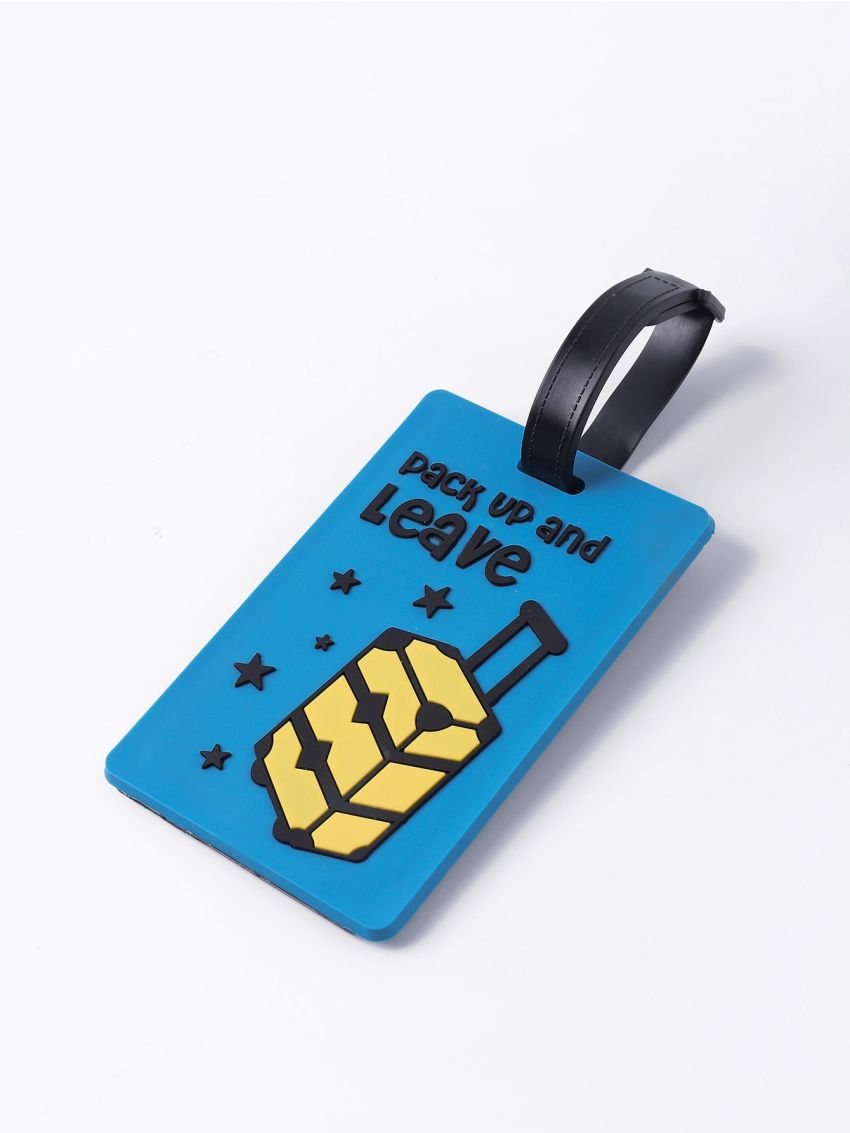 Letter Graphic Luggage Tag