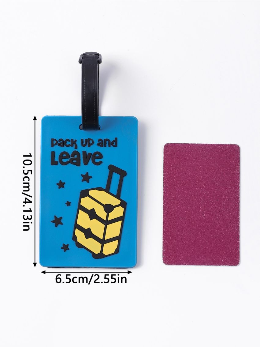 Letter Graphic Luggage Tag