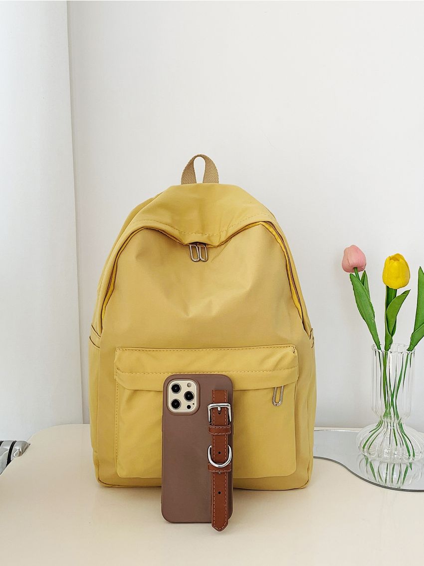 Minimalist Pocket Front Functional Backpack