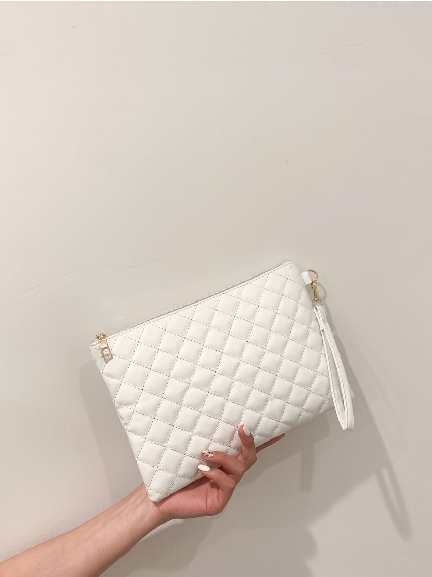 Minimalist Quilted Square Bag
