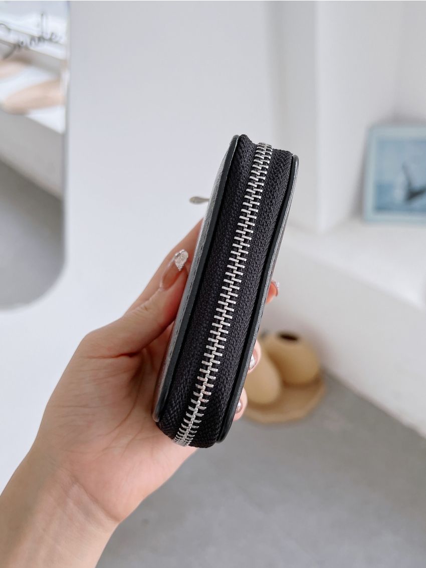 Minimalist Zipper Small Wallet