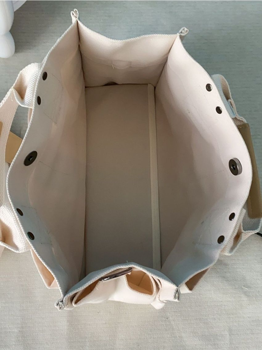 Minimalist Canvas Shopper Bag