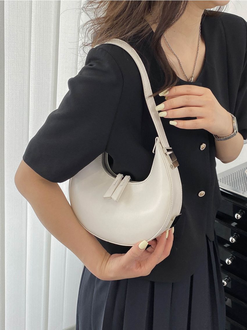 Minimalist Top Handle Hobo Bag