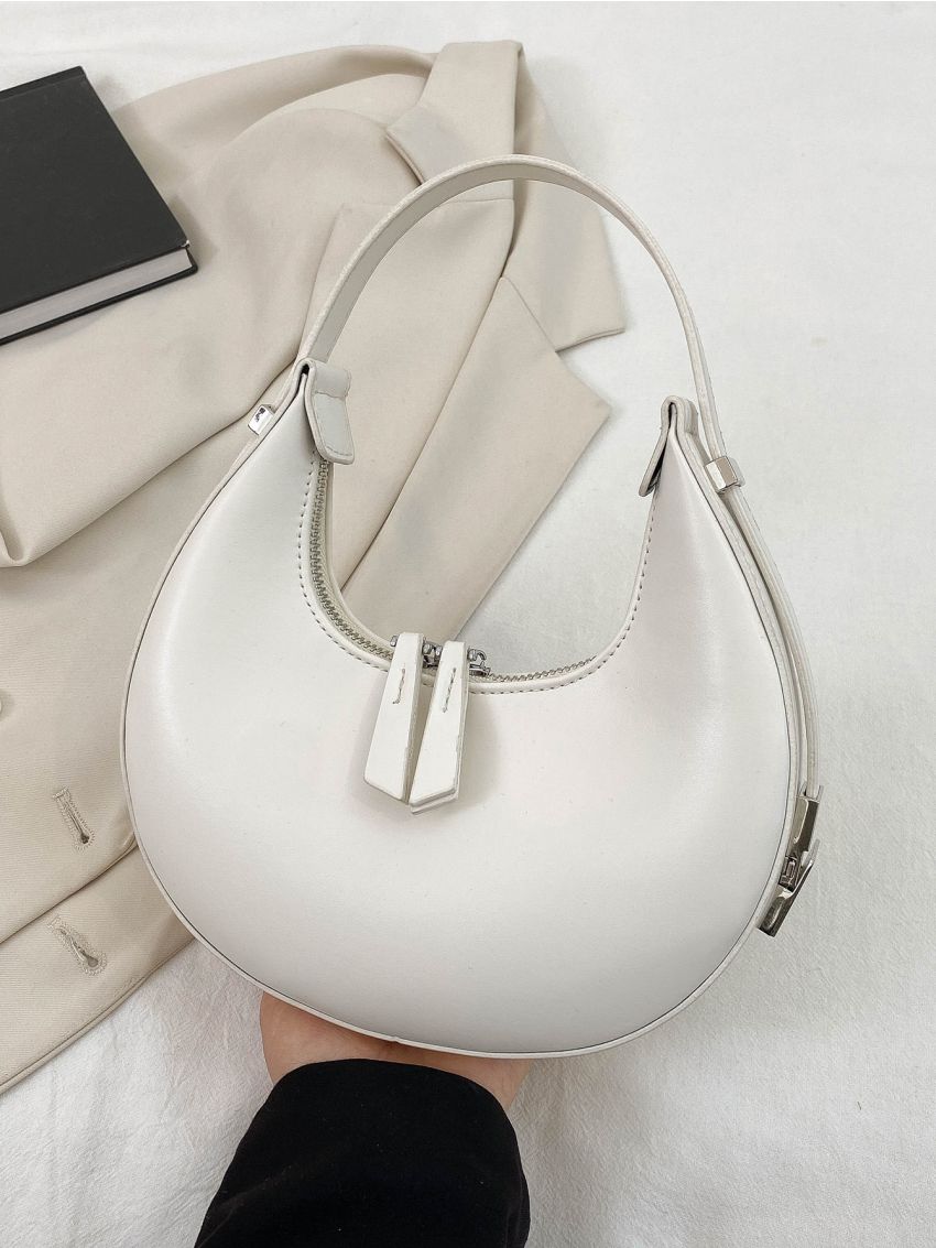Minimalist Top Handle Hobo Bag