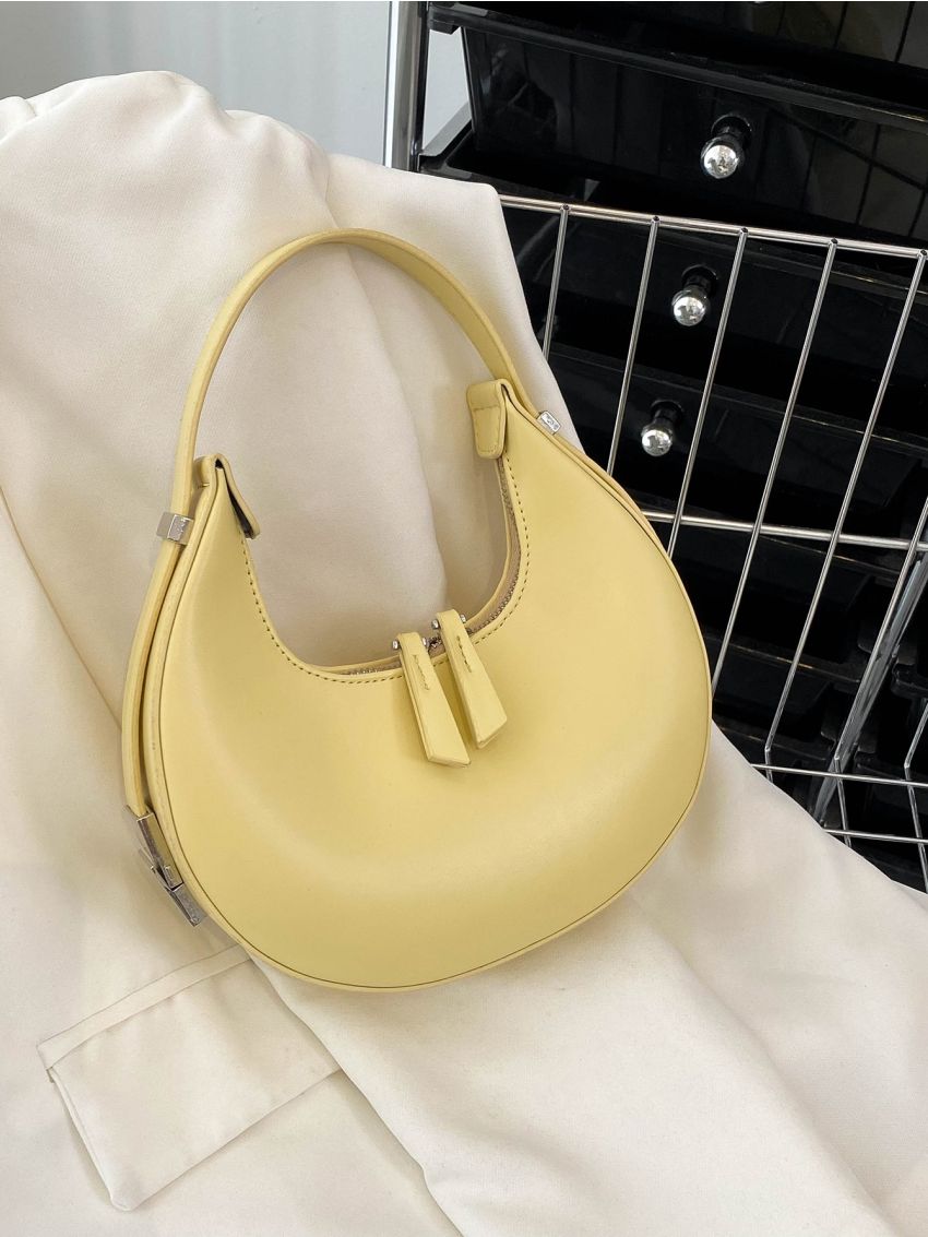Minimalist Top Handle Hobo Bag