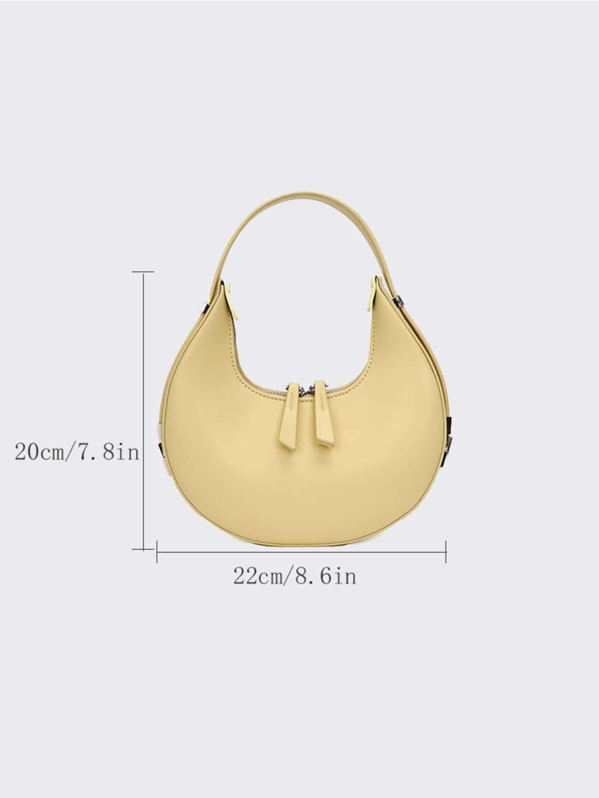 Minimalist Top Handle Hobo Bag