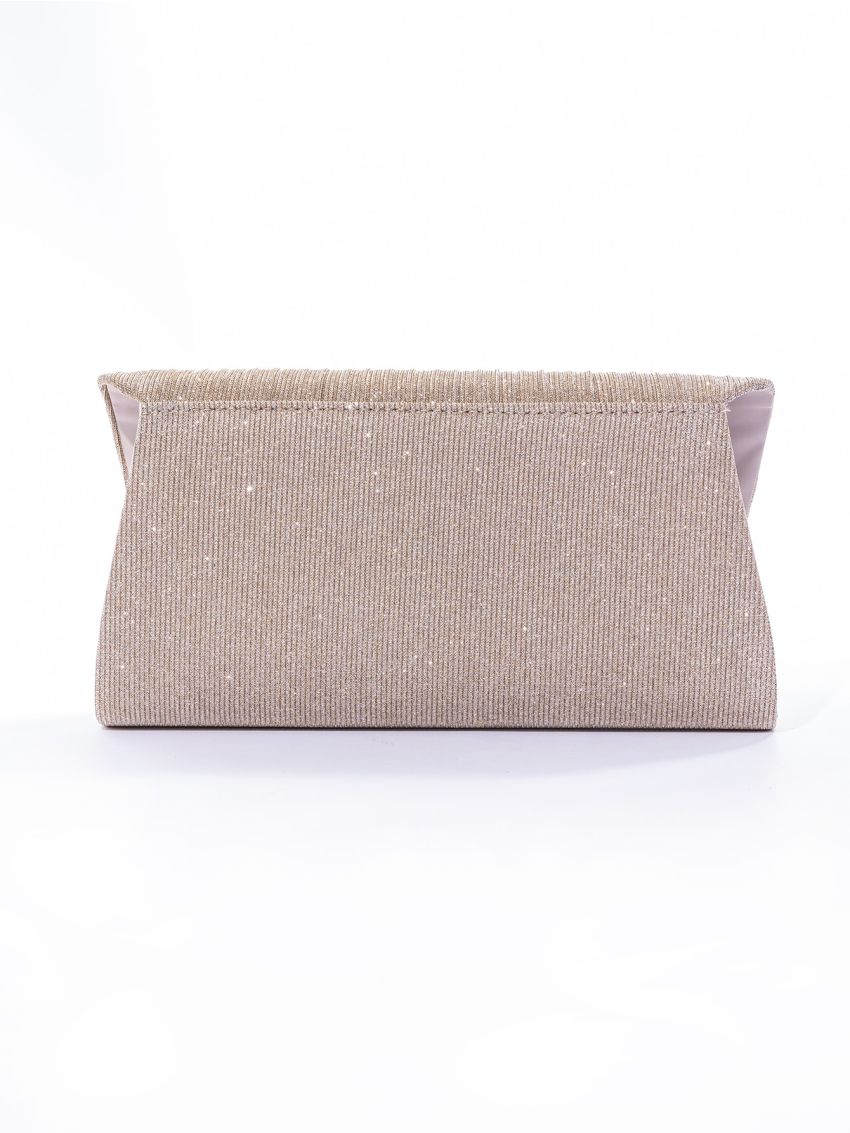Glitter Metal Detail Square Bag