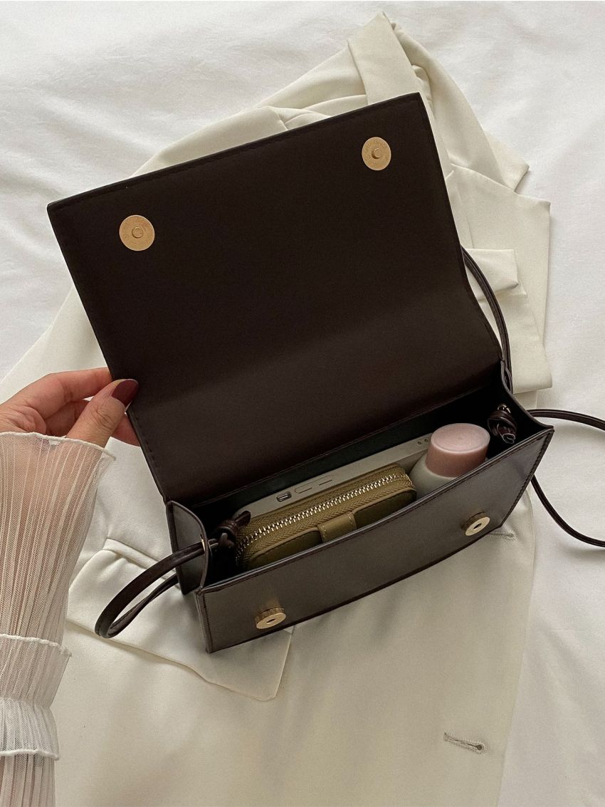 Minimalist Flap Square Bag