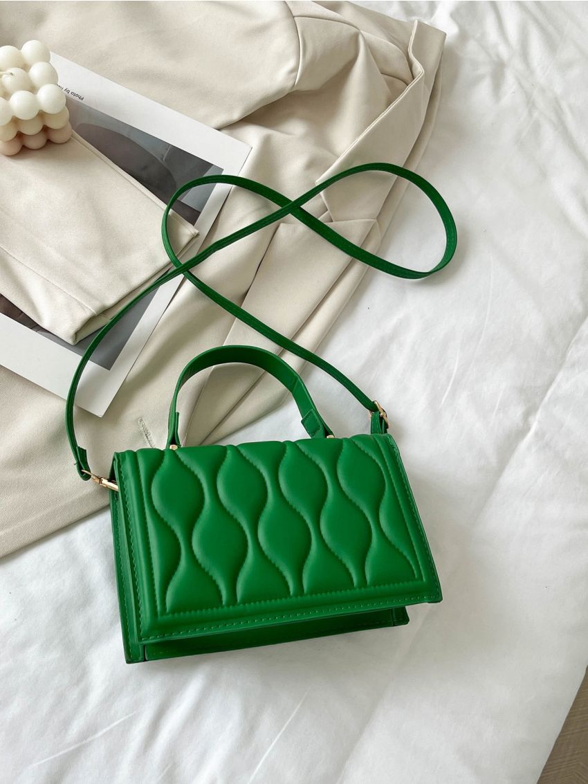 Maternity Quilted Flap Square Bag