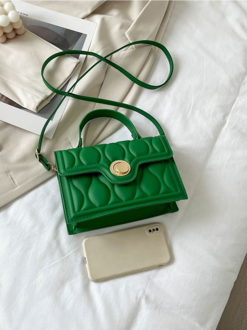 Maternity Quilted Flap Square Bag