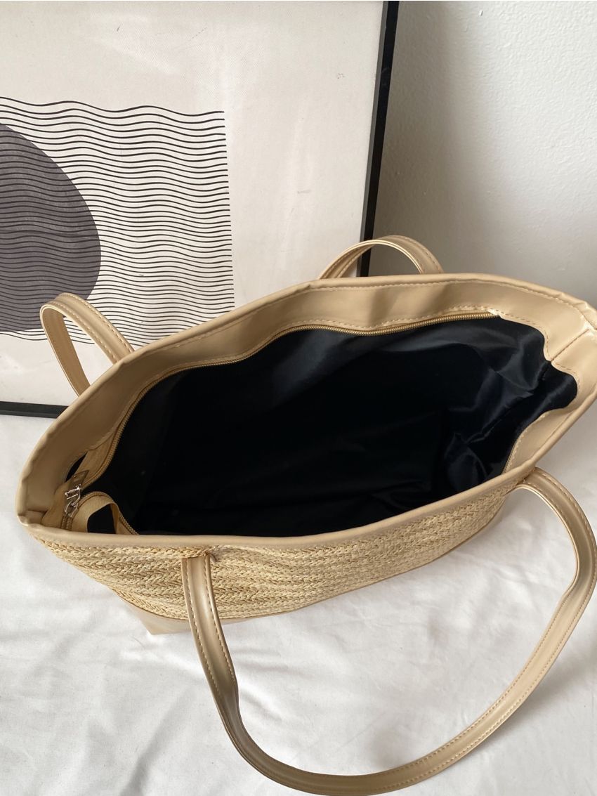 Minimalist Large Capacity Straw Bag
