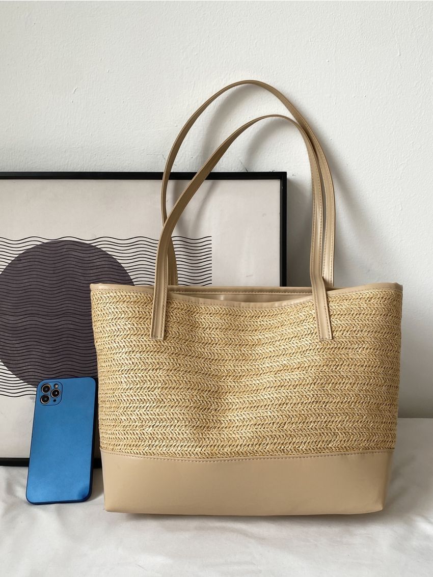 Minimalist Large Capacity Straw Bag