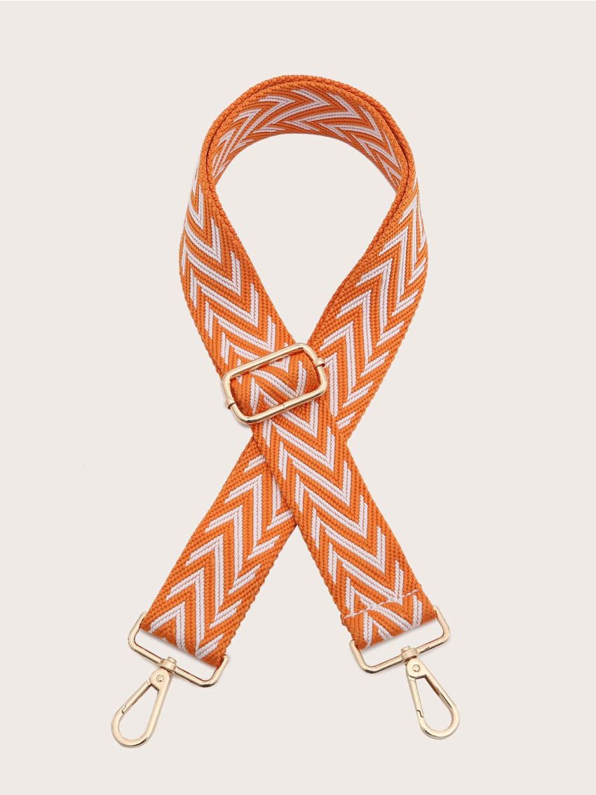 Geometric Graphic Bag Strap