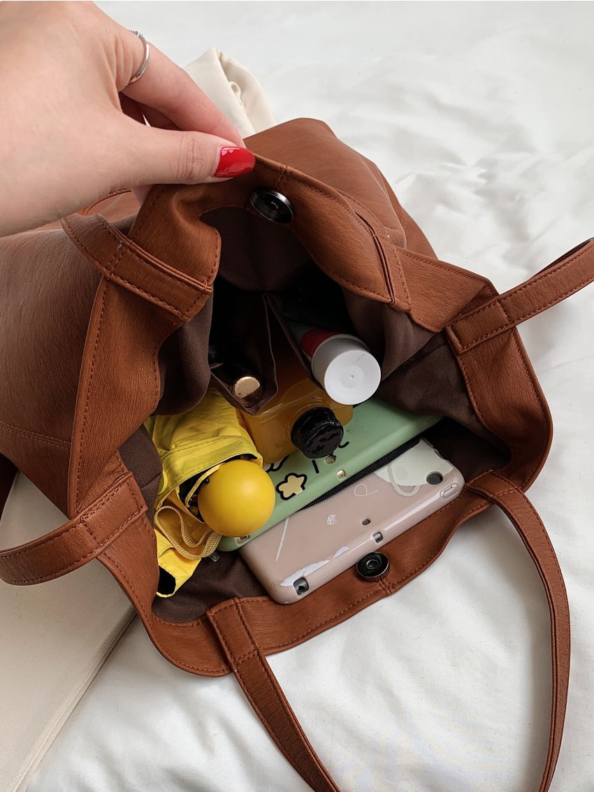 Minimalist Shoulder Tote Bag