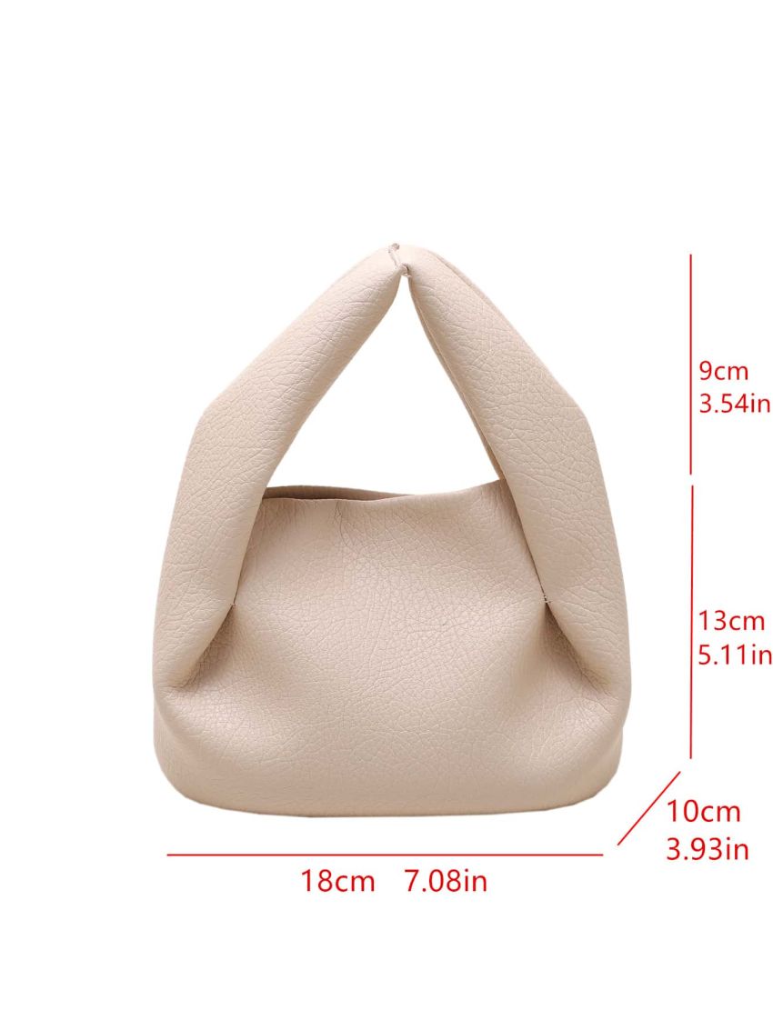 Mini Litchi Embossed Bucket Bag