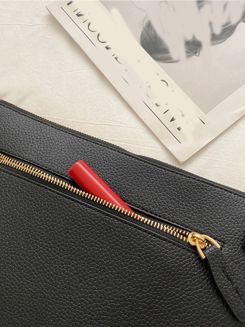 Pebble Embossed Clutch Bag With Wristlet