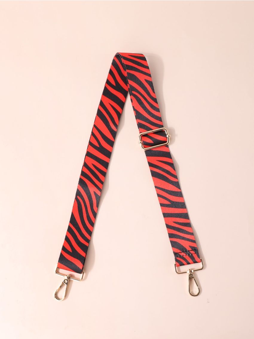 Zebra Striped Graphic Bag Strap