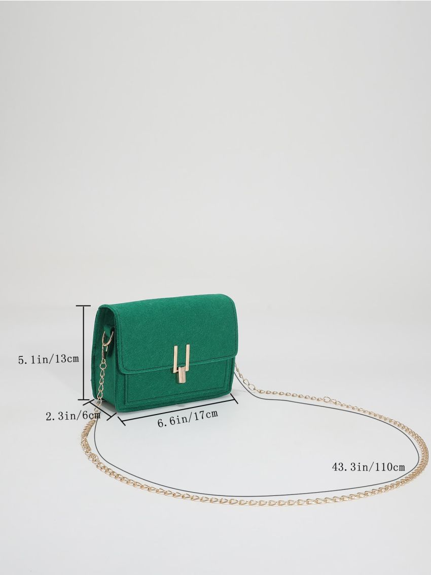 Mini Chain Flap Square Bag